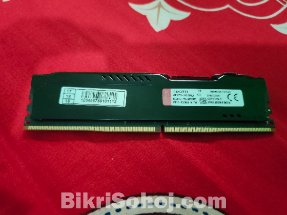 Kingston Hyper x fury 4gb ddr4 2400mhz Ram